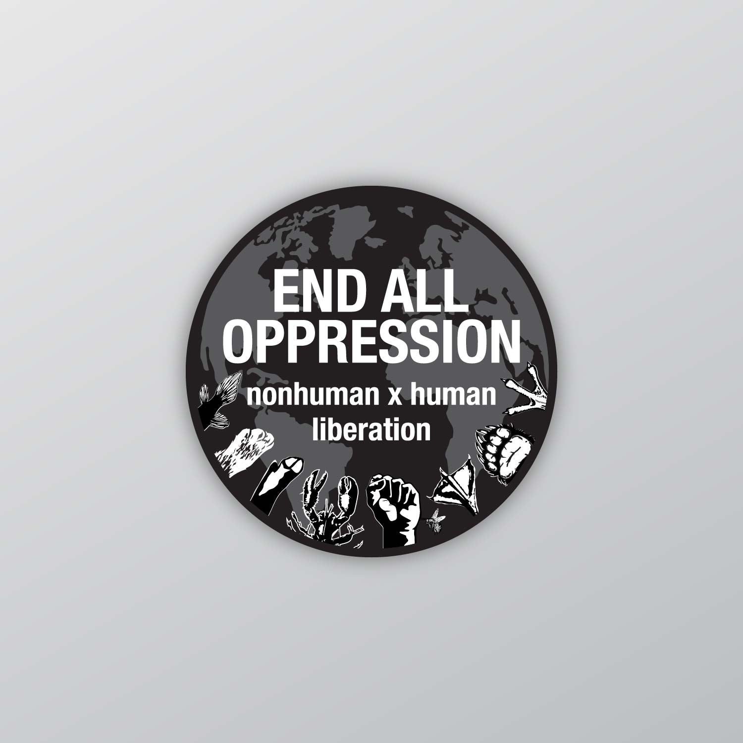 End All Oppression Sticker