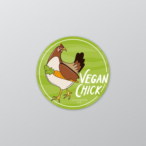 Vegan Chick Sticker