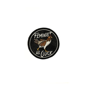 Feminist as Cluck Sew-On Patch